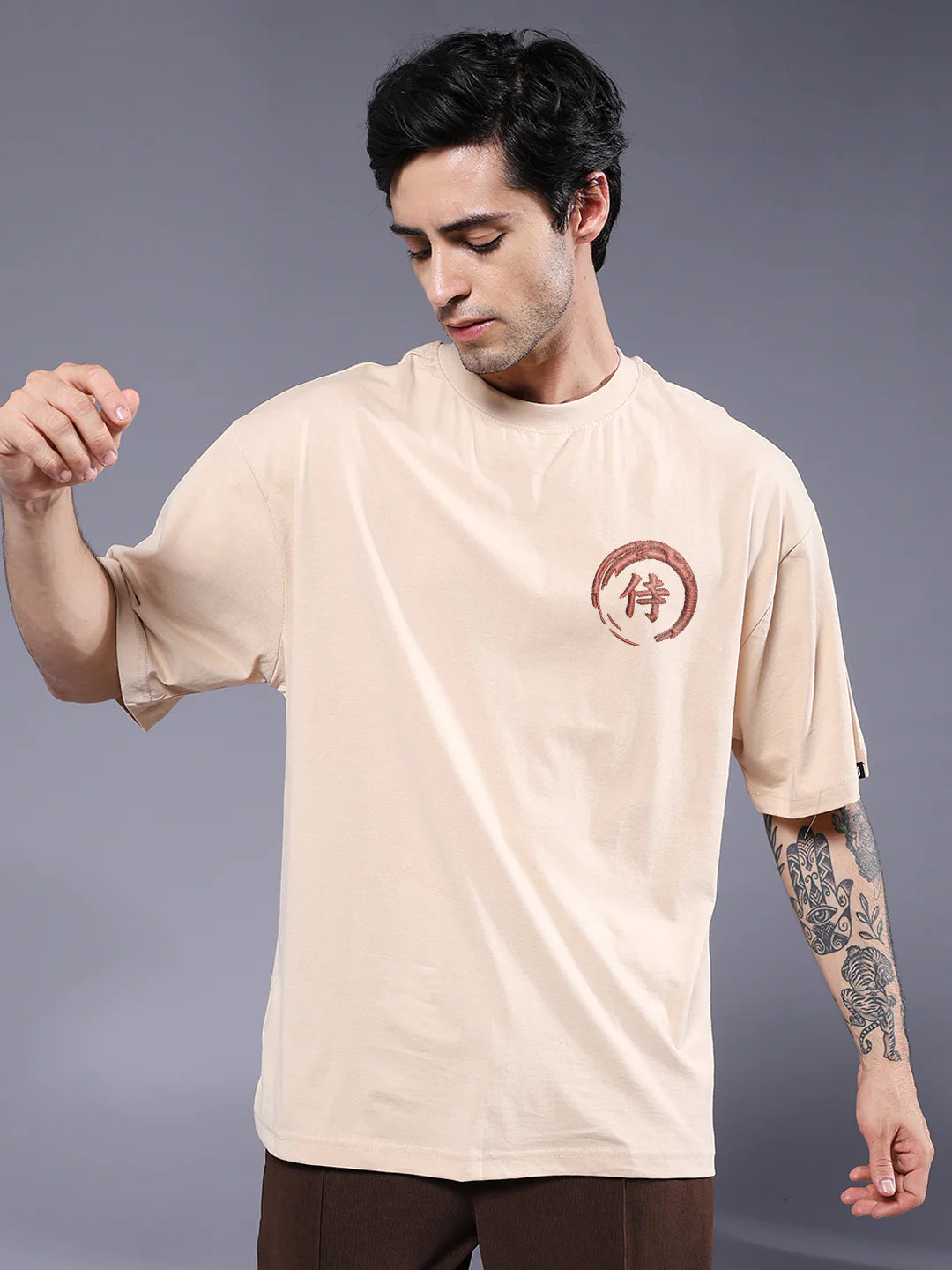 Discipline Wins Oversized T-Shirt