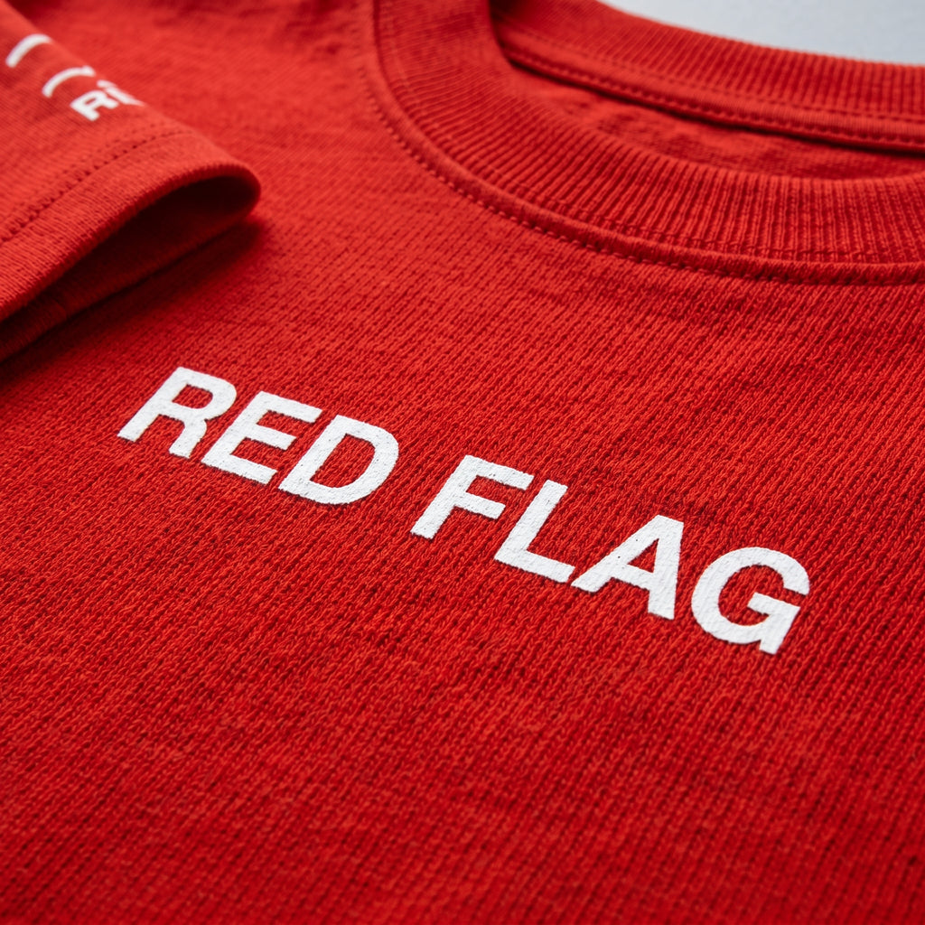 RED FLAG Oversized UNISEX T-Shirt – Seen at 2:17 AM Edition