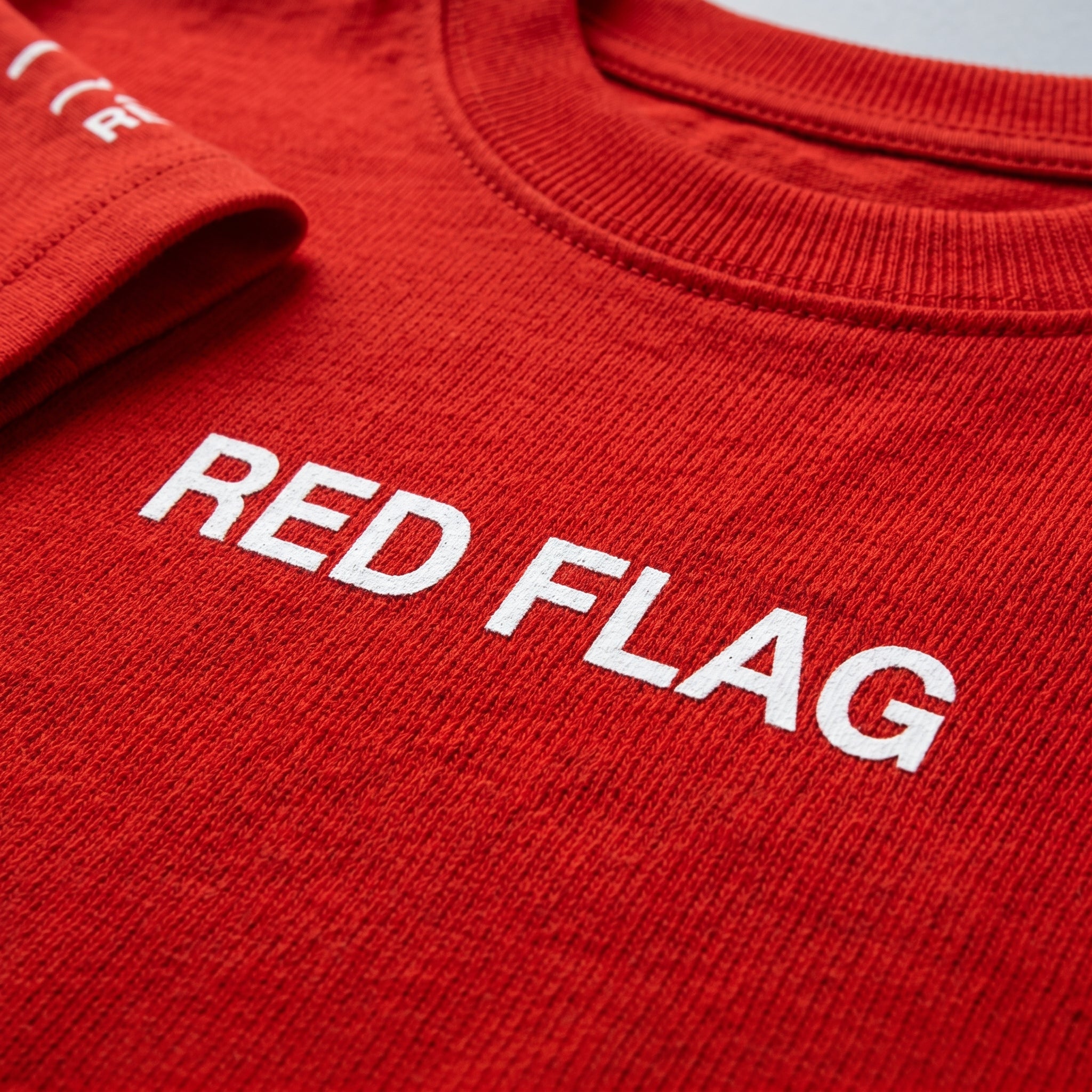 RED FLAG Oversized UNISEX T-Shirt – Seen at 2:17 AM Edition