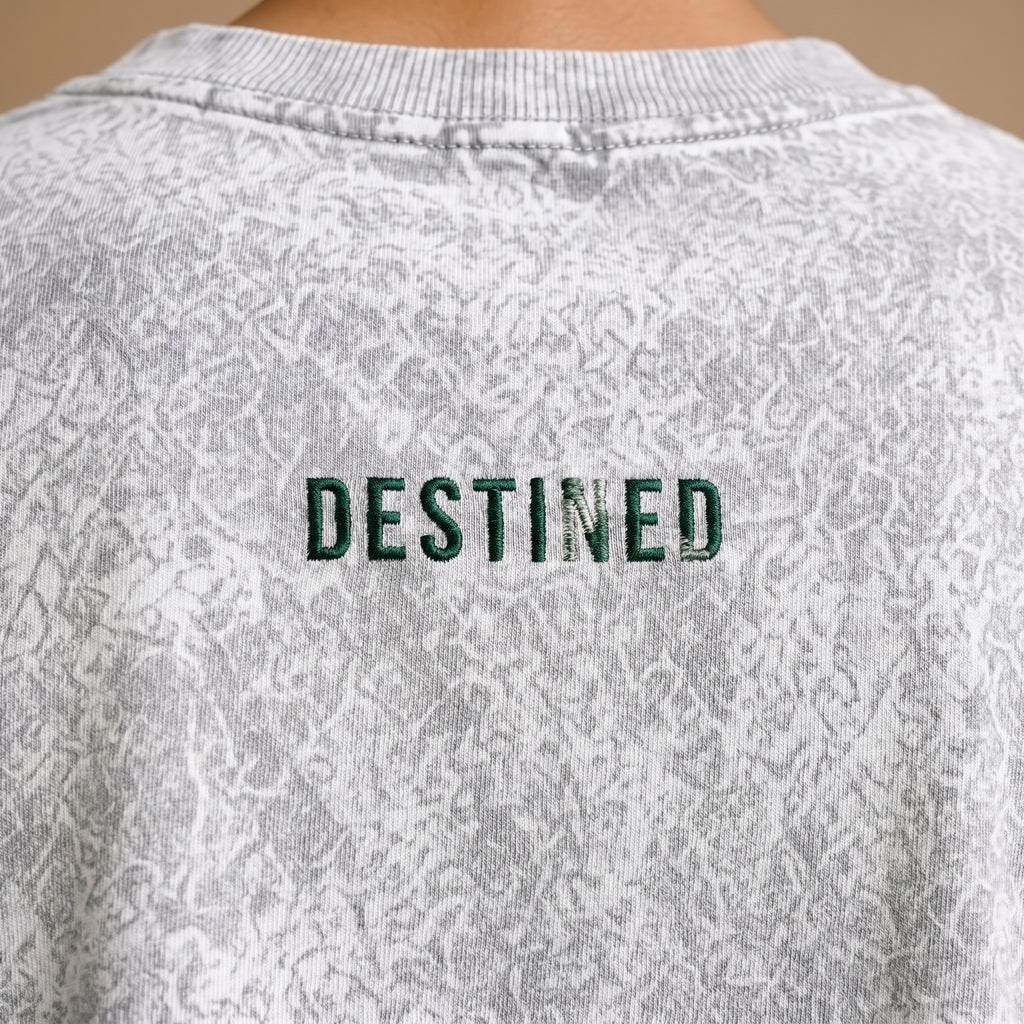 DESTINED  Oversized Acid Wash T-Shirt