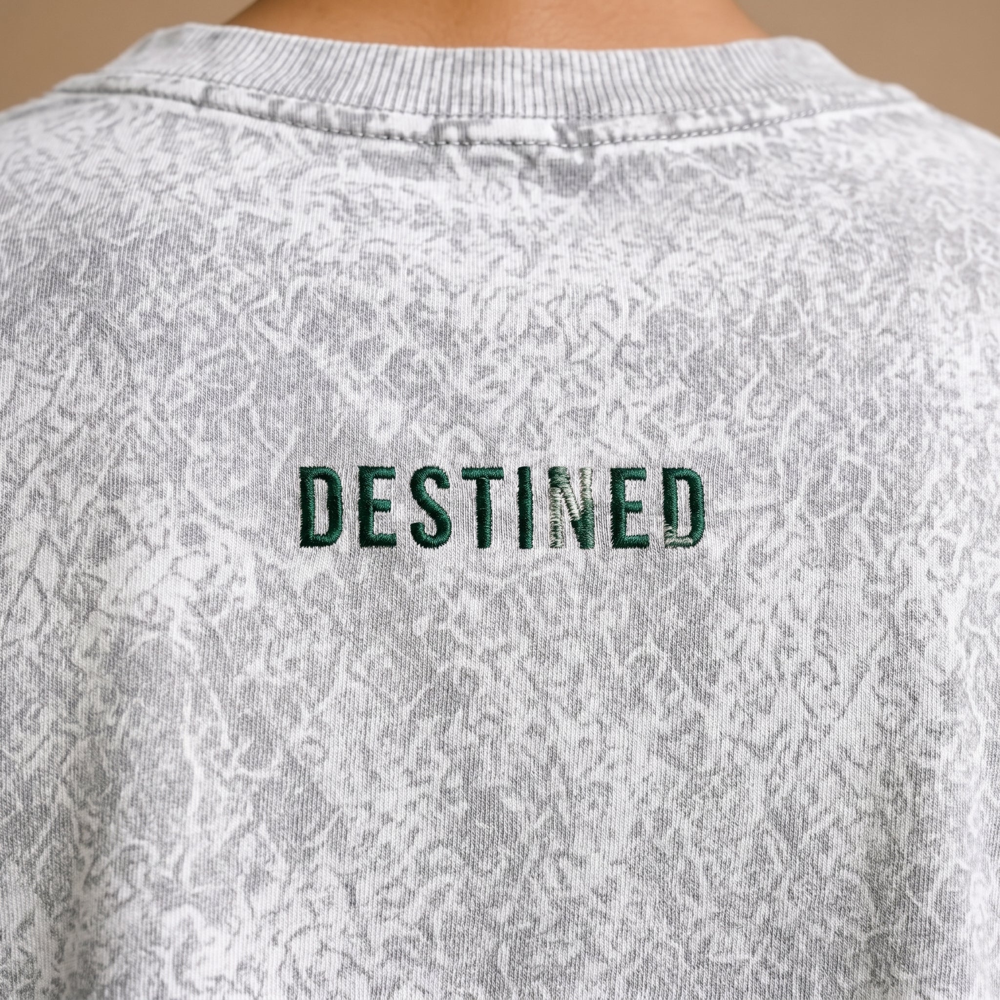 DESTINED  Oversized Acid Wash T-Shirt