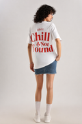 CHILL NOT FOUND UNISEX OVERSIZED T-SHIRT